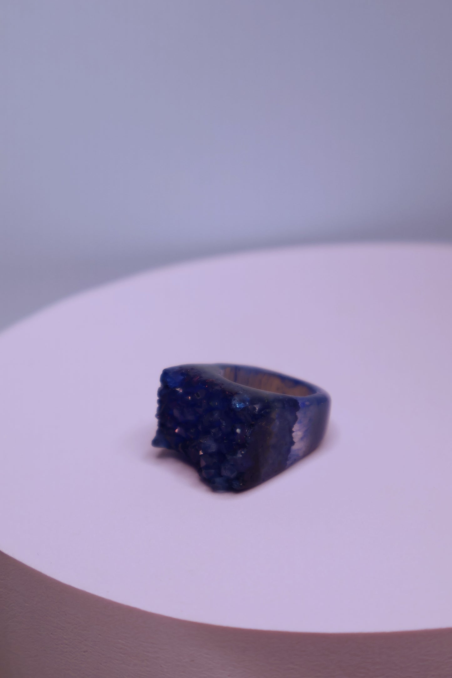 Druzy Carved Rings