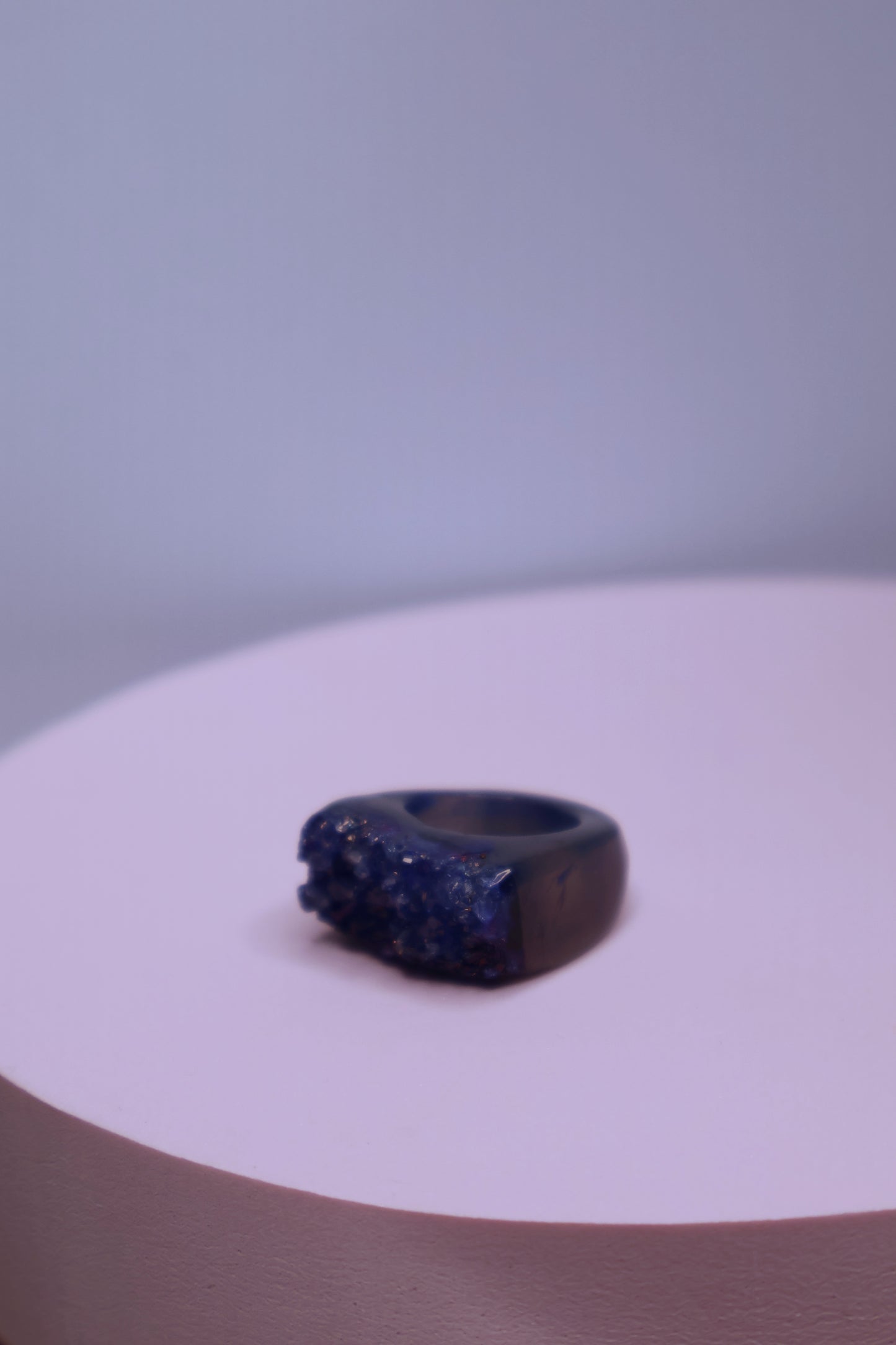 Druzy Carved Rings