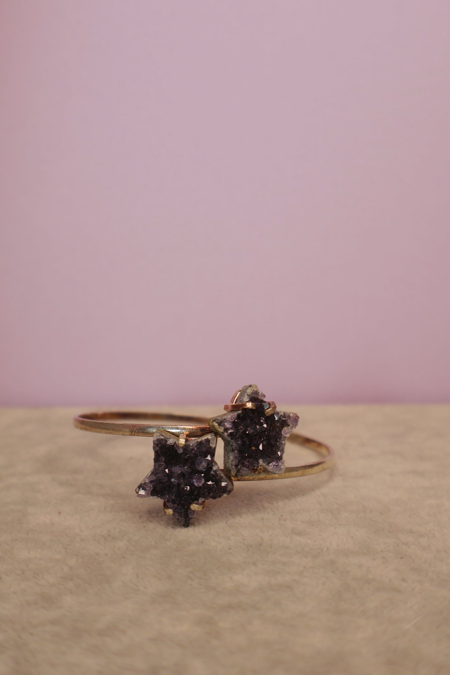 Dark Amethyst Duo Bracelet