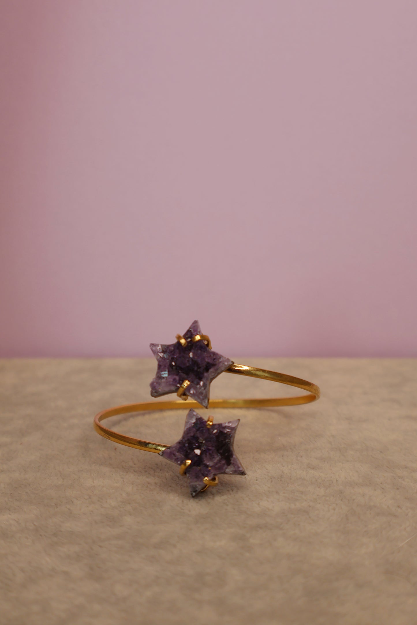 Dark Amethyst Duo Bracelet