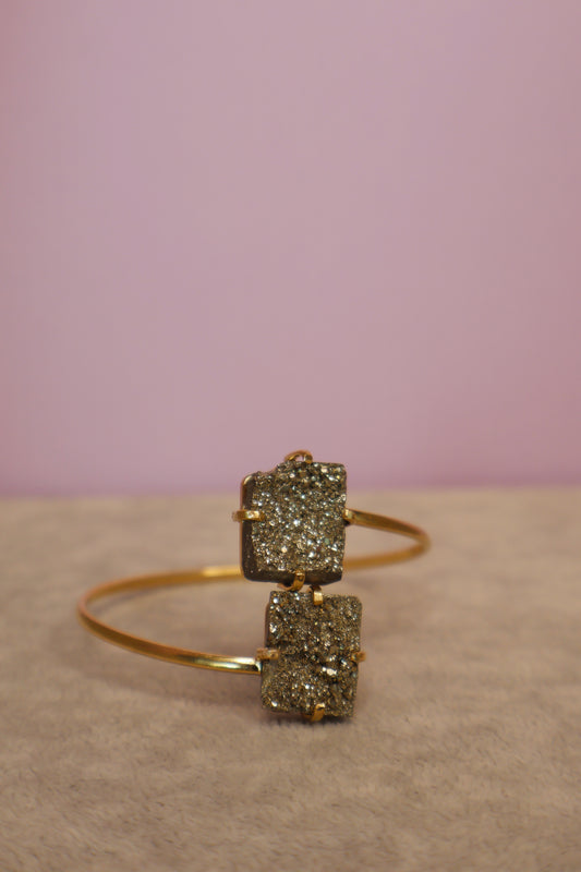 Pyrite Duo Bracelet